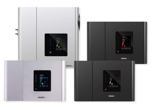 VESDA-E family of aspirating smoke detectors for very early warning