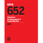 NFPA 652 Standard on the Fundamentals of Combustible Dust 2019 Edition book cover